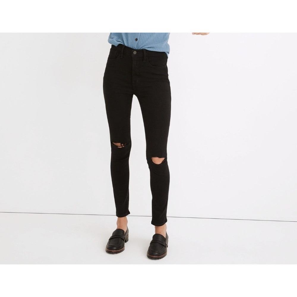 Madewell Women's Size 27 10" High-Rise Roadtripper Supersoft Jeans Davie Wash